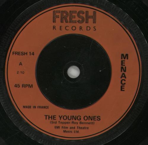 Menace The Young Ones - VG 7" vinyl single (7 inch record / 45) UK MN007TH889525