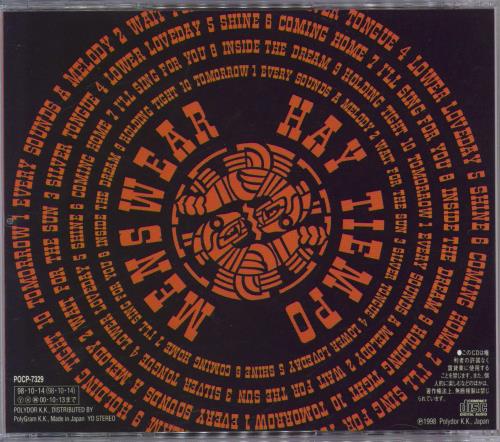 Menswear Hay Tiempo! CD album (CDLP) Japanese MNSCDHA774116