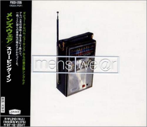 Menswear Sleeping In CD single (CD5 / 5") Japanese MNSC5SL80085