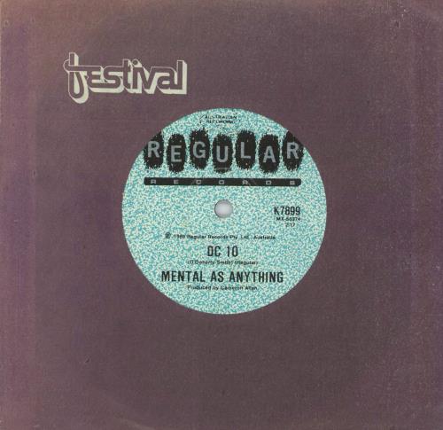 Mental As Anything Come Around 7" vinyl single (7 inch record / 45) Australian MAA07CO818206