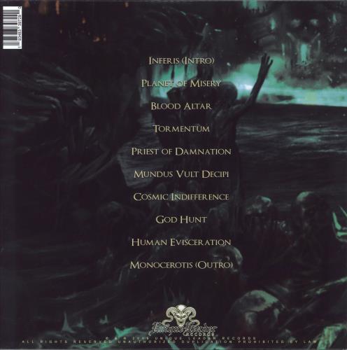 Mental Cruelty Inferis - Green Smoke Swirl Vinyl vinyl LP album (LP record) US 6LTLPIN827394