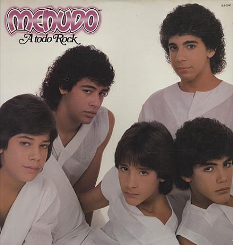 Menudo A Todo Rock vinyl LP album (LP record) Puerto Rican MNULPAT329152