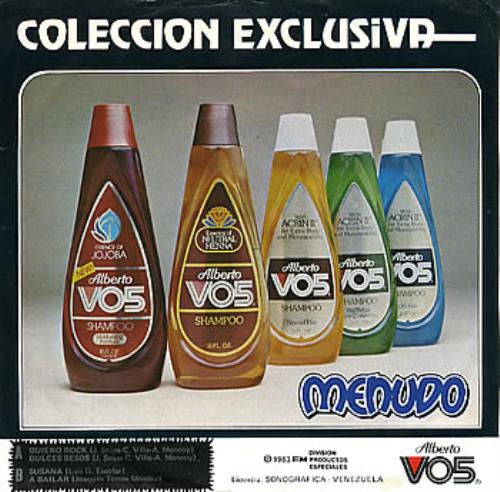 Menudo Alberto VO5 EP #2 7" vinyl single (7 inch record / 45) Colombian MNU07AL301538