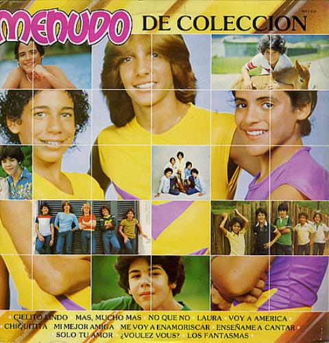 Menudo De Coleccion vinyl LP album (LP record) Mexican MNULPDE348161