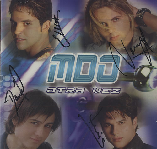 Menudo Otra Vez - Autographed CD album (CDLP) US MNUCDOT497240