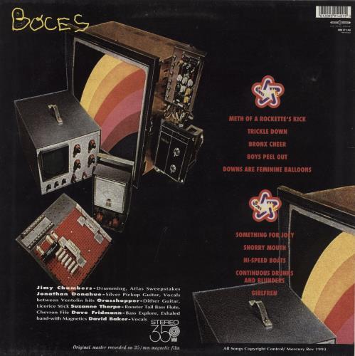 Mercury Rev Boces + Poster vinyl LP album (LP record) UK MEVLPBO684355