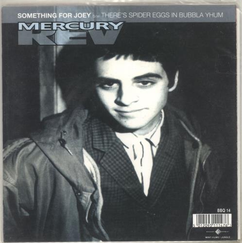 Mercury Rev Something For Joey - Blue Vinyl 7" vinyl single (7 inch record / 45) UK MEV07SO250009