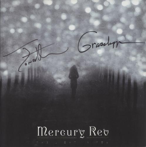 Mercury Rev The Light In You - White Vinyl + Bonus CD - Autographed vinyl LP album (LP record) UK MEVLPTH864767