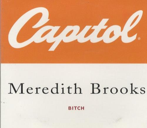 Meredith Brooks Bitch CD single (CD5 / 5") US MEBC5BI90496