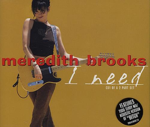 Meredith Brooks I Need 2-CD single set (Double CD single) UK MEB2SIN173715