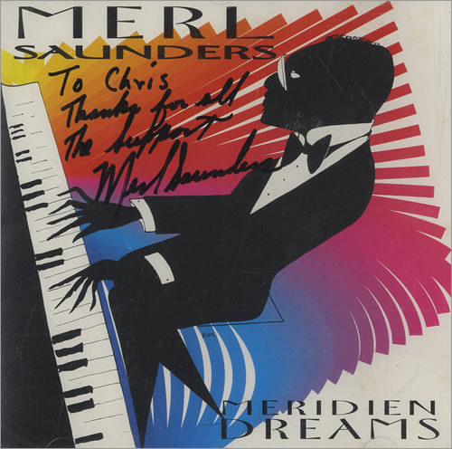 Merl Saunders Meridien Dreams - Autographed CD album (CDLP) US MRLCDME440274
