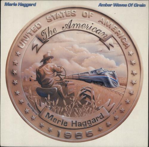 Merle Haggard Amber Waves Of Grain vinyl LP album (LP record) UK MBJLPAM316141