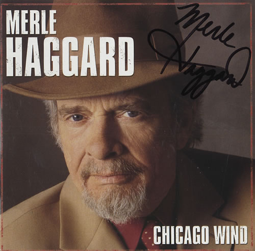 Merle Haggard Chicago Wind - Autographed memorabilia US MBJMMCH445428