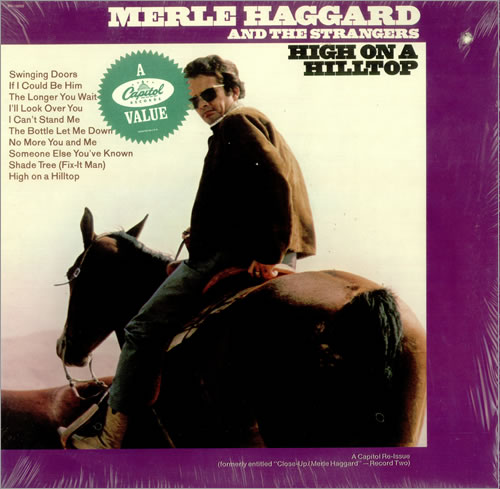 Merle Haggard High On A Hilltop vinyl LP album (LP record) US MBJLPHI437966