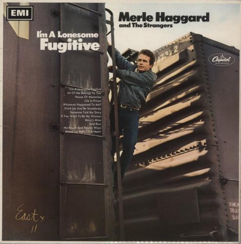 Merle Haggard I'm A Lonesome Fugitive - 1st vinyl LP album (LP record) UK MBJLPIM876685