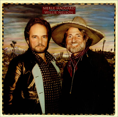 Merle Haggard Poncho & Lefty vinyl LP album (LP record) UK MBJLPPO437788