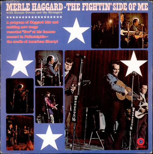 Merle Haggard The Fightin' Side Of Me vinyl LP album (LP record) US MBJLPTH524477