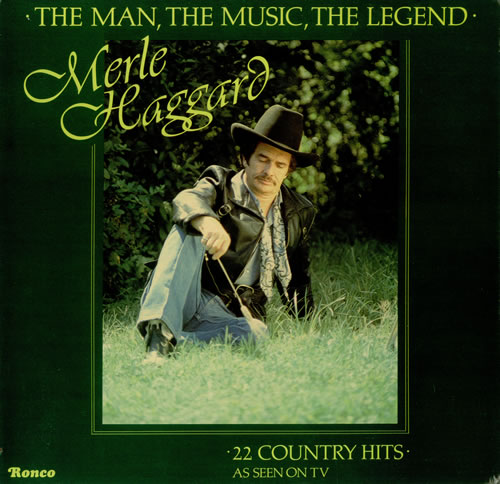 Merle Haggard The Man, The Music, The Legend vinyl LP album (LP record) UK MBJLPTH437797