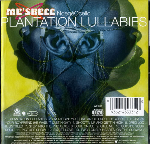 Me'Shell Ndegeocello Plantation Lullabies CD album (CDLP) German MSLCDPL604580