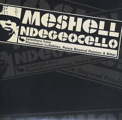 Me'Shell Ndegeocello Selections From 'Plantattion Lullabies', 'Peace Beyond Passi CD album (CDLP) US MSLCDSE367643