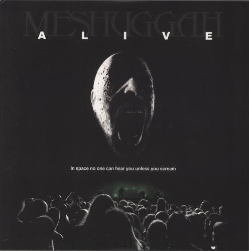 Meshuggah Alive - Black Vinyl and White Vinyl 2-LP vinyl record set (Double LP Album) UK QLX2LAL861115