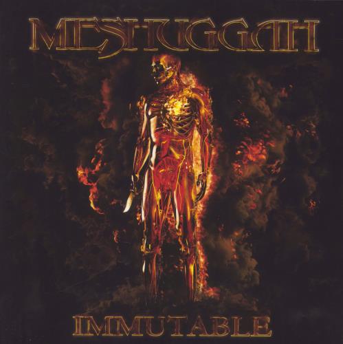 Meshuggah Immutable - Red & Black Marbled Vinyl 2-LP vinyl record set (Double LP Album) German QLX2LIM823862