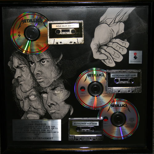 Metallica ...And Justice For All + One in-house award disc US METAIAN553959