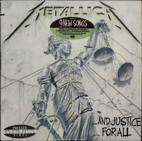 Metallica ...And Justice For All - Audiophile 2-LP vinyl record set (Double LP Album) Canadian MET2LAN596778