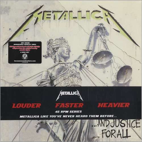 Metallica ...And Justice For All - promo mark 4-LP vinyl album record set US MET4LAN456785