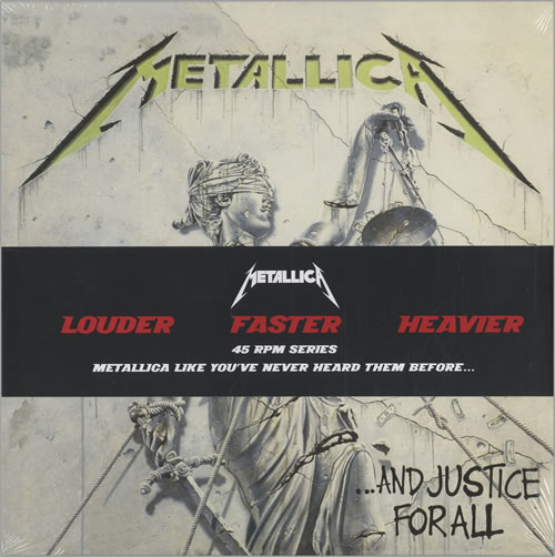 Metallica ...And Justice For All - Sealed 4-LP vinyl album record set UK MET4LAN454619