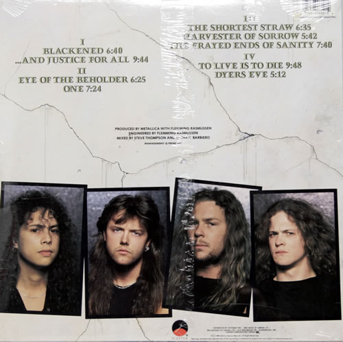 Metallica ...And Justice For All - Sealed 2-LP vinyl record set (Double LP Album) Canadian MET2LAN550577