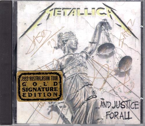 Metallica ...And Justice For All - Signature Edition CD album (CDLP) Australian METCDAN77471
