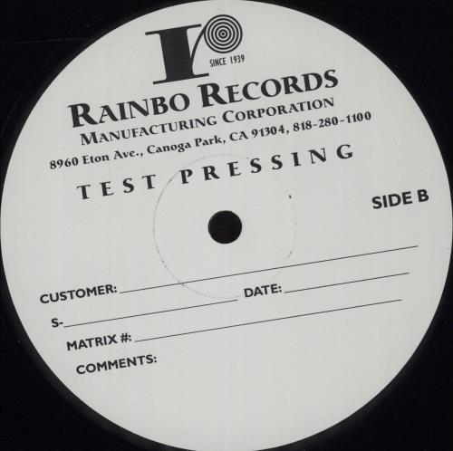 Metallica ...And Justice For All - Test Pressing 2-LP vinyl record set (Double LP Album) US MET2LAN670972