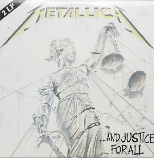 Metallica ...And Justice For All 2-LP vinyl record set (Double LP Album) Australian MET2LAN550578