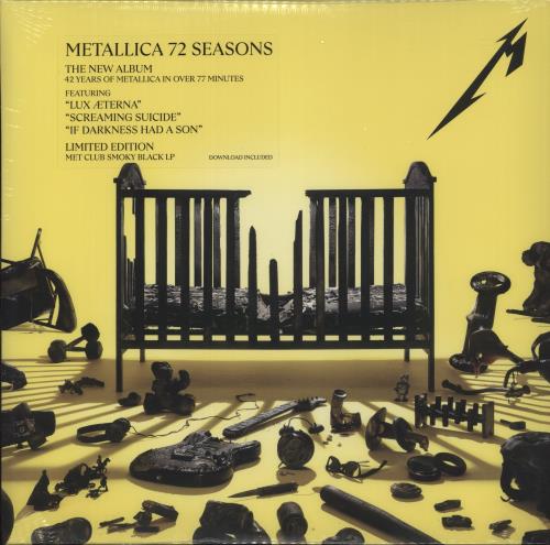 Metallica 72 Seasons - Smoky Black Vinyl - Sealed 2-LP vinyl record set (Double LP Album) UK MET2LSE869403