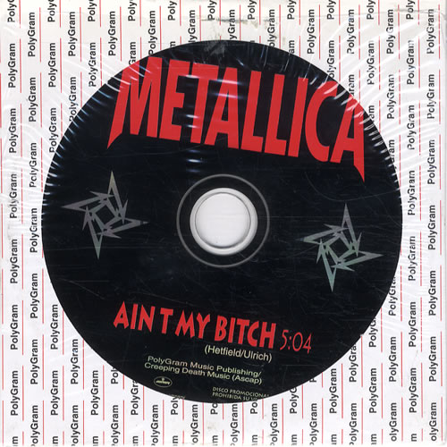 Metallica Ain't My Bitch CD single (CD5 / 5") Mexican METC5AI99512