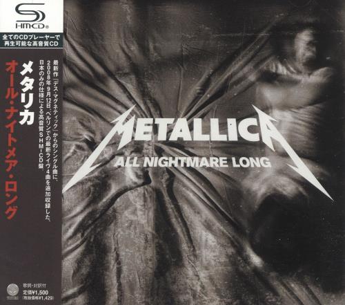 Metallica All Nightmare Long SHM CD Japanese METHMAL445311