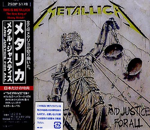 Metallica And Justice For All... CD album (CDLP) Japanese METCDAN36468