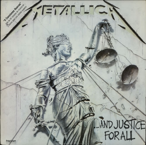 Metallica And Justice For All 2-LP vinyl record set (Double LP Album) Argentinean MET2LAN596903