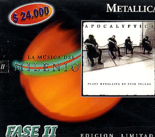 Metallica Apocalyptica Plays Metallica CD album (CDLP) Colombian METCDAP301490