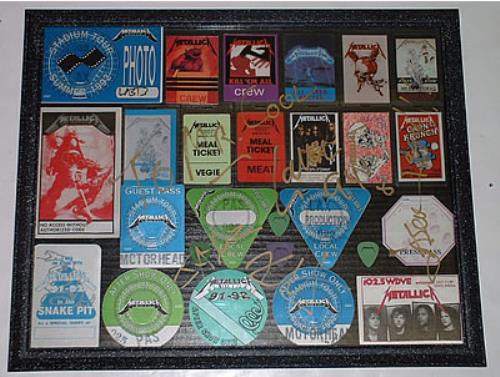 Metallica Backstage Passes memorabilia US METMMBA258979