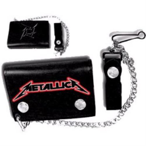 Metallica Black Leather Wallet memorabilia UK METMMBL348346