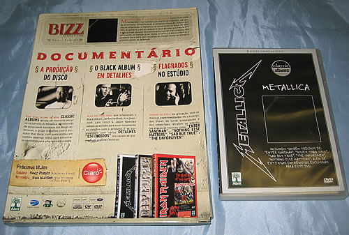 Metallica Classic Albums - The Black Album DVD Brazilian METDDCL343434