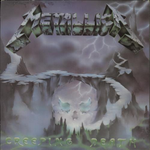 Metallica Creeping Death - Black Vinyl 12" vinyl single (12 inch record / Maxi-single) UK MET12CR62546