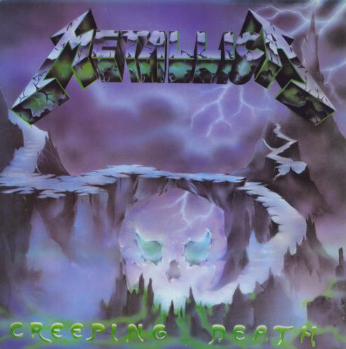 Metallica Creeping Death - Blue Vinyl 12" vinyl single (12 inch record / Maxi-single) UK MET12CR00989