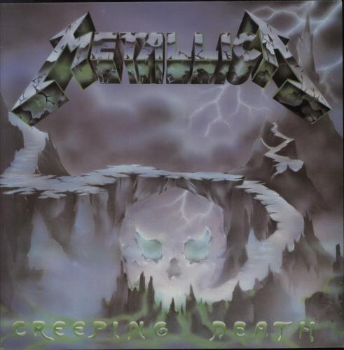 Metallica Creeping Death - White Vinyl 12" vinyl single (12 inch record / Maxi-single) UK MET12CR819769