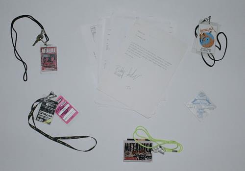 Metallica Crew Member Tour Pack memorabilia UK METMMCR510676