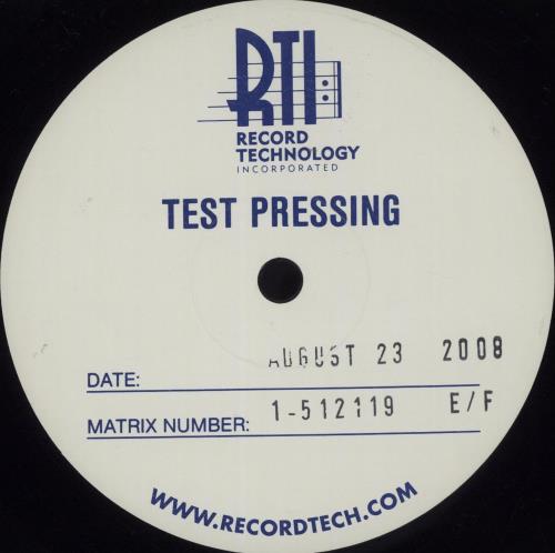 Metallica Death Magnetic - Test Pressing 5-LP vinyl album record set US MET5LDE682559