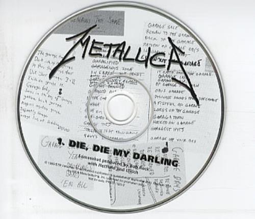 Metallica Die Die My Darling CD single (CD5 / 5") US METC5DI137153