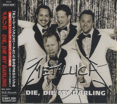 Metallica Die Die My Darling CD single (CD5 / 5") Japanese METC5DI148261